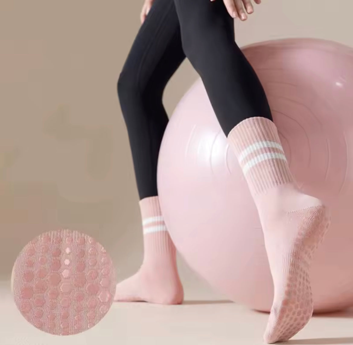 Pilates non-slip socks 2 pairs