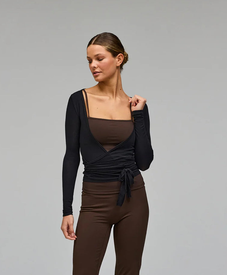 Pilates Wrap Blouse