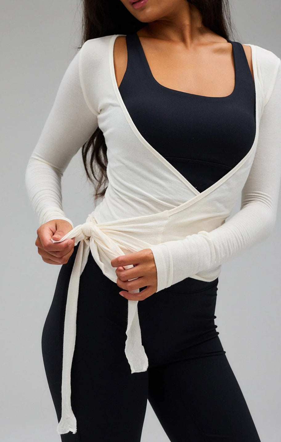 Pilates Wrap Blouse