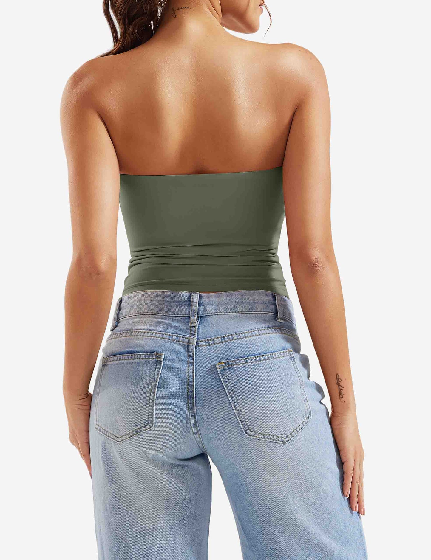 Tebeary Wan Double Lined Tube Top