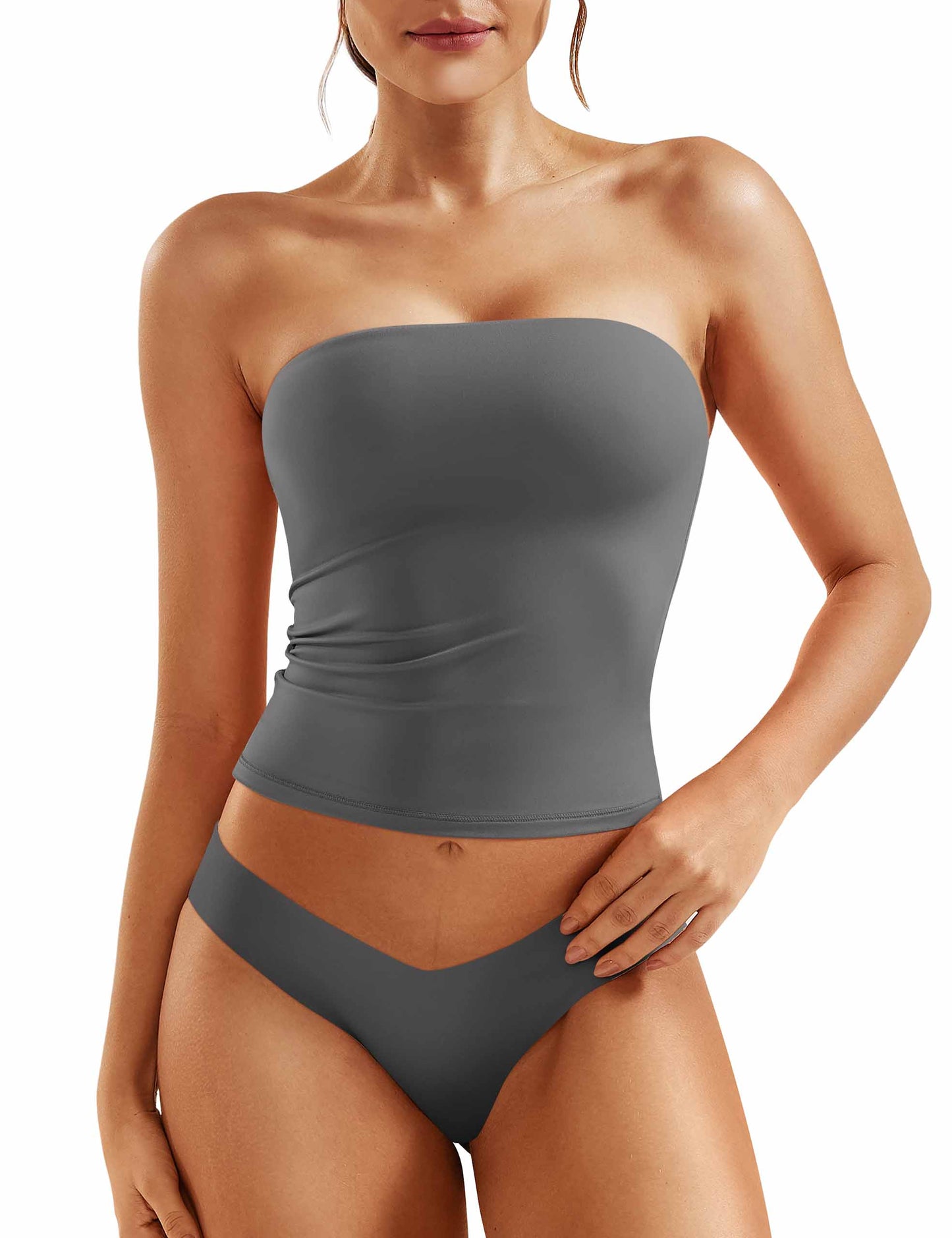 Tebeary Wan Double Lined Tube Top
