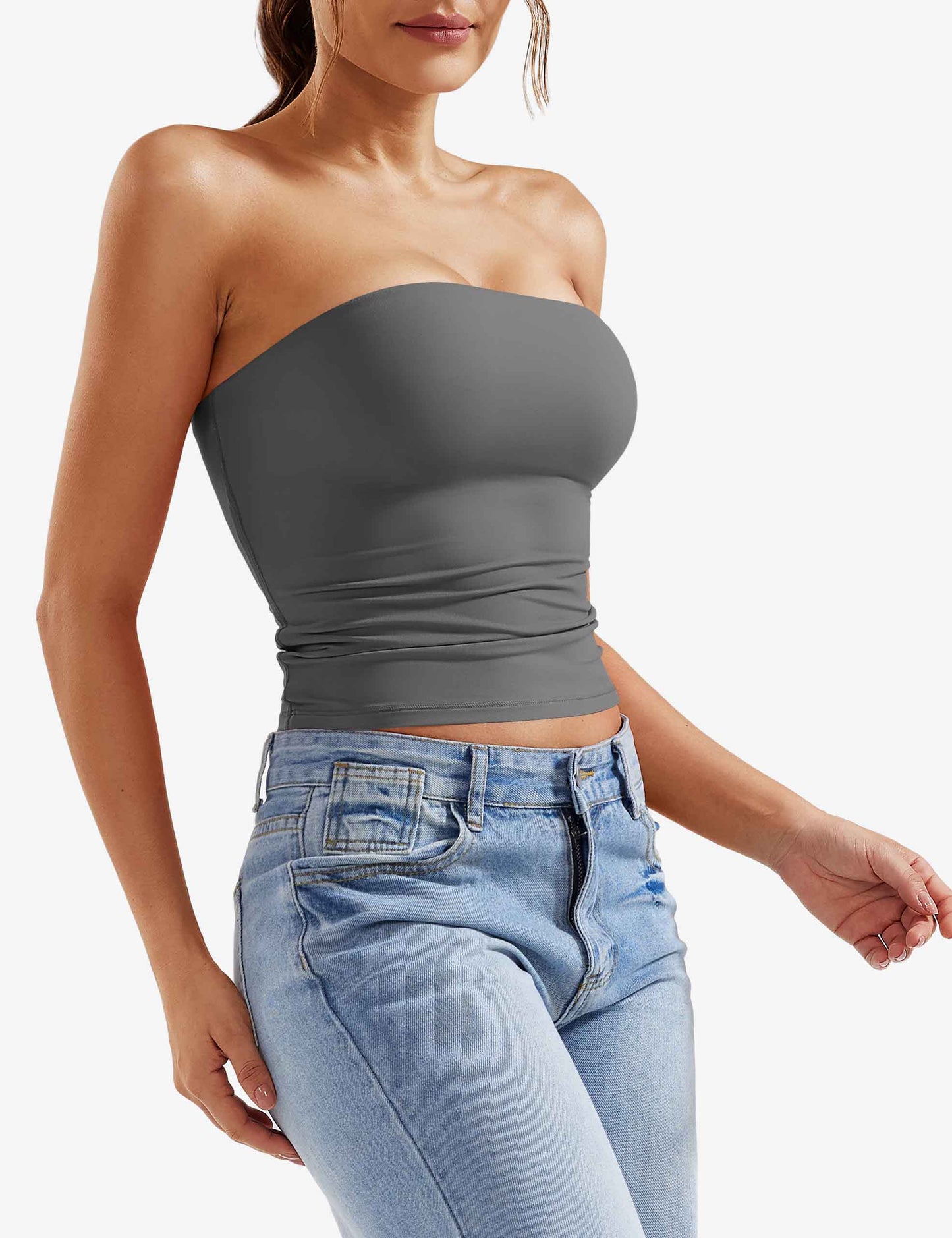Tebeary Wan Double Lined Tube Top