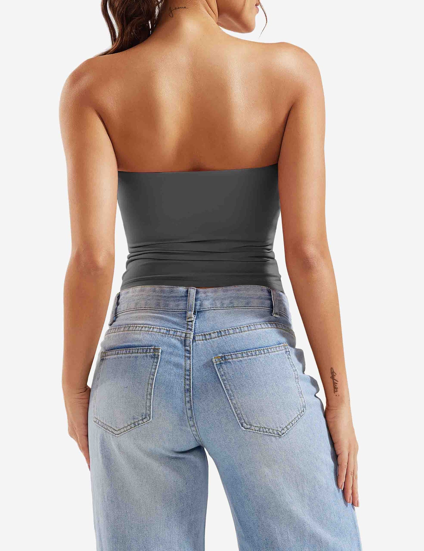 Tebeary Wan Double Lined Tube Top