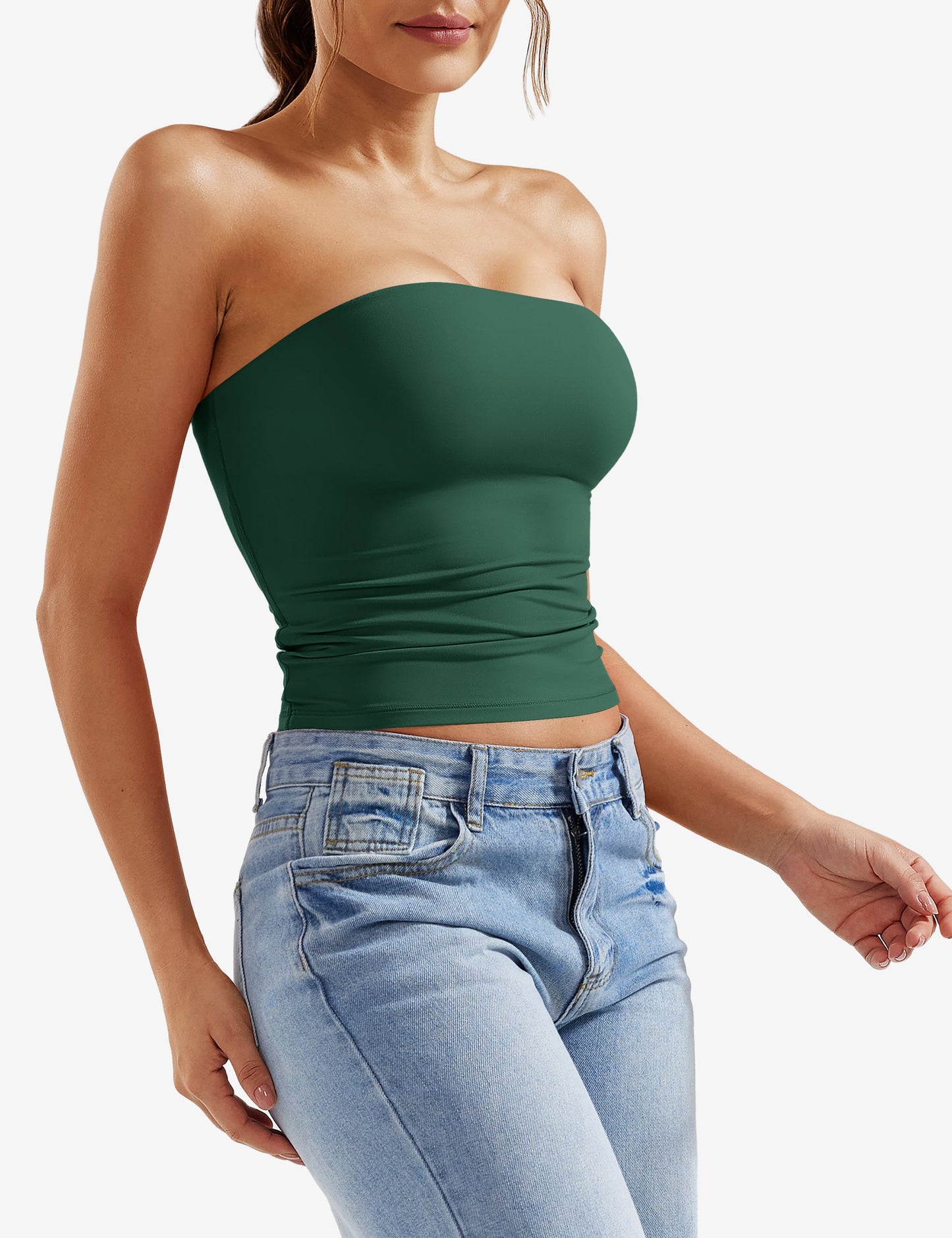 Tebeary Wan Double Lined Tube Top