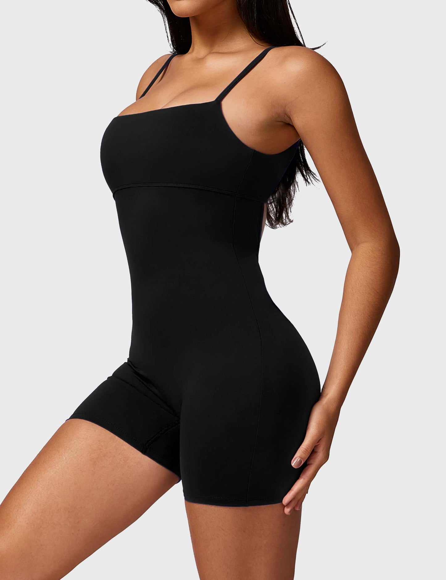Tebeary V-Back Scrunch Romper