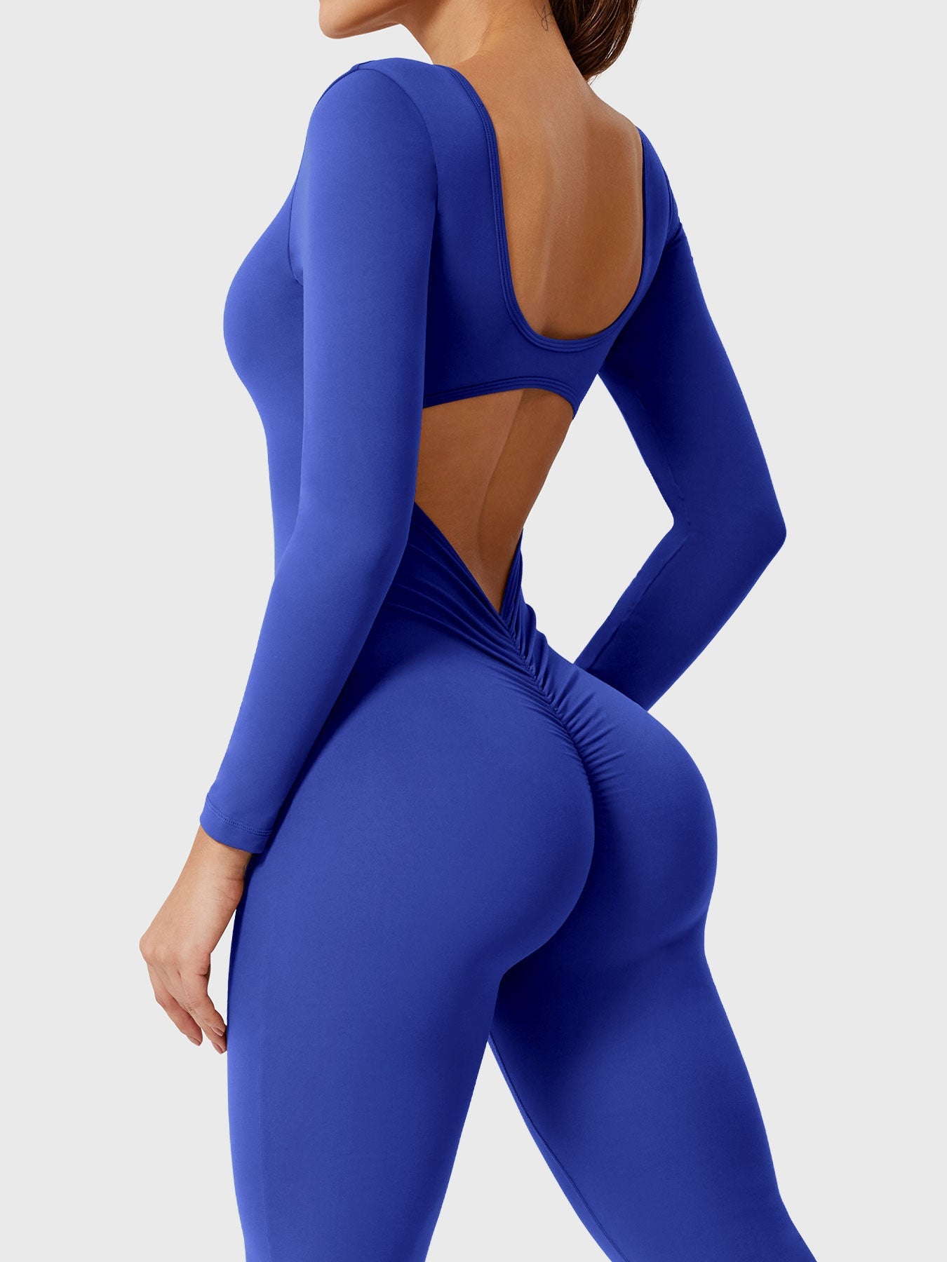 Tebeary Long Sleeves Flared Jumpsuit