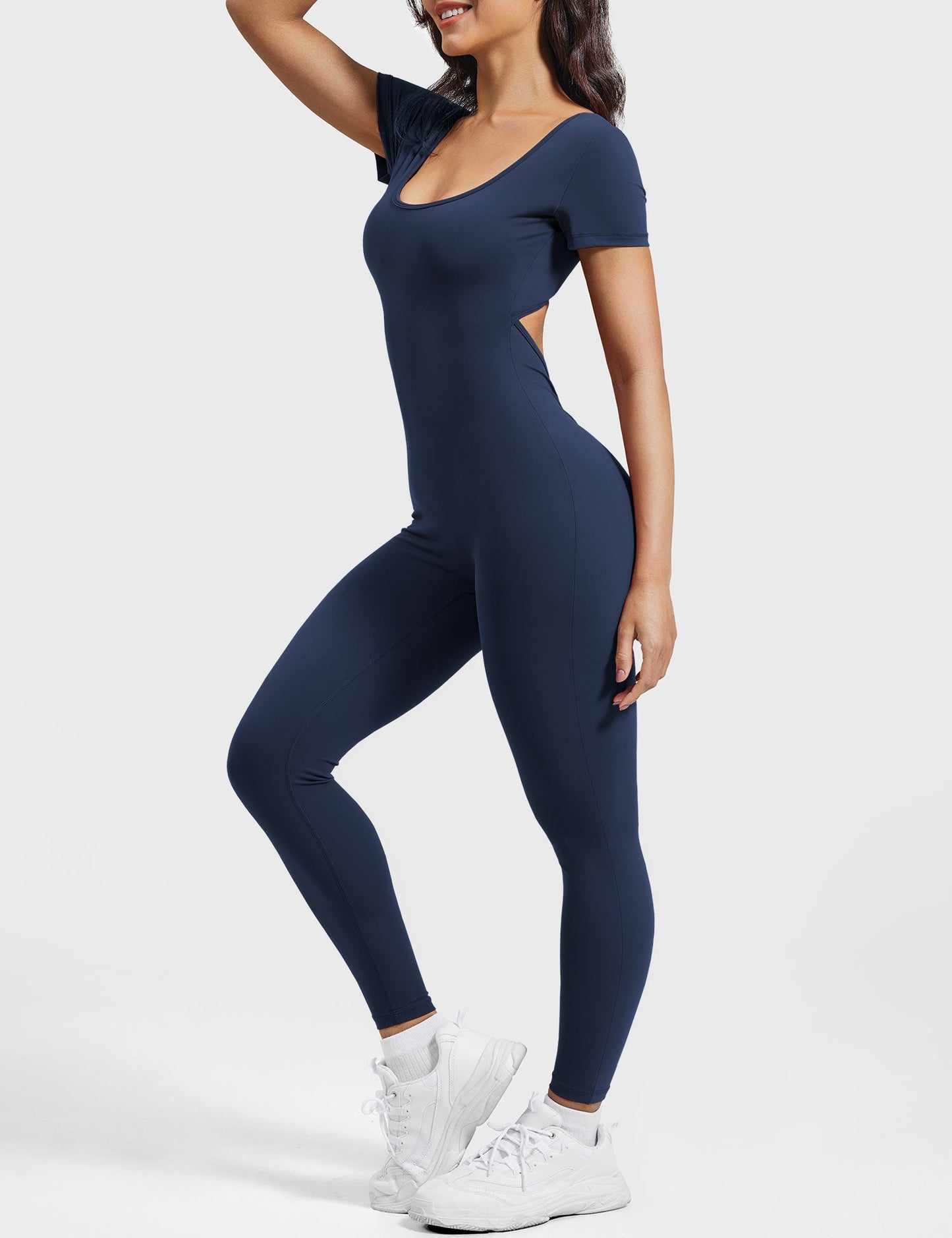 Tebeary Short Sleeves Jumpsuit
