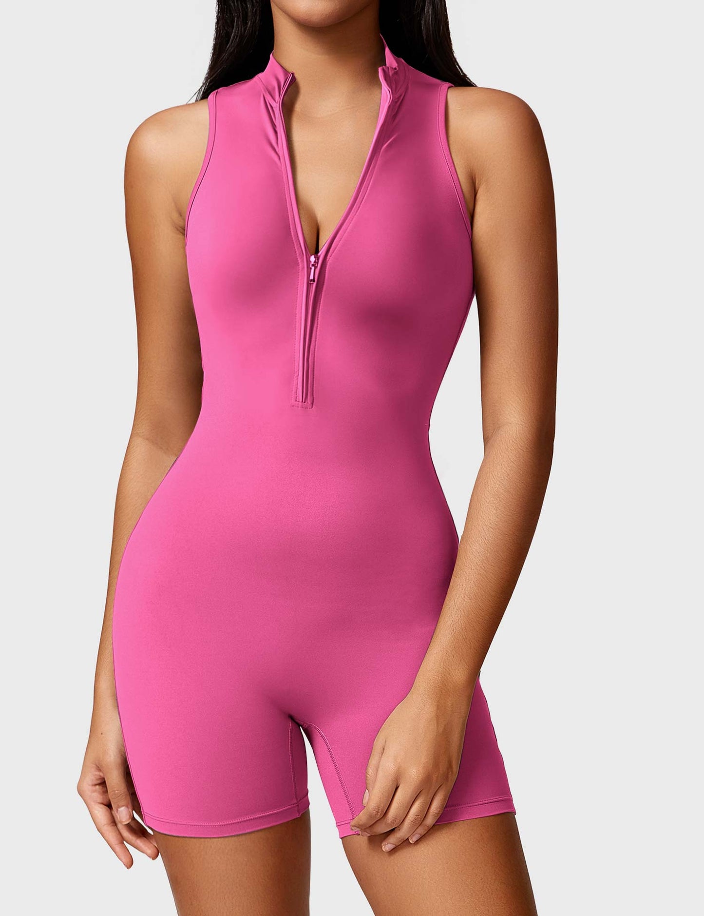 Tebeary Issa Sleeveless Zipper Romper