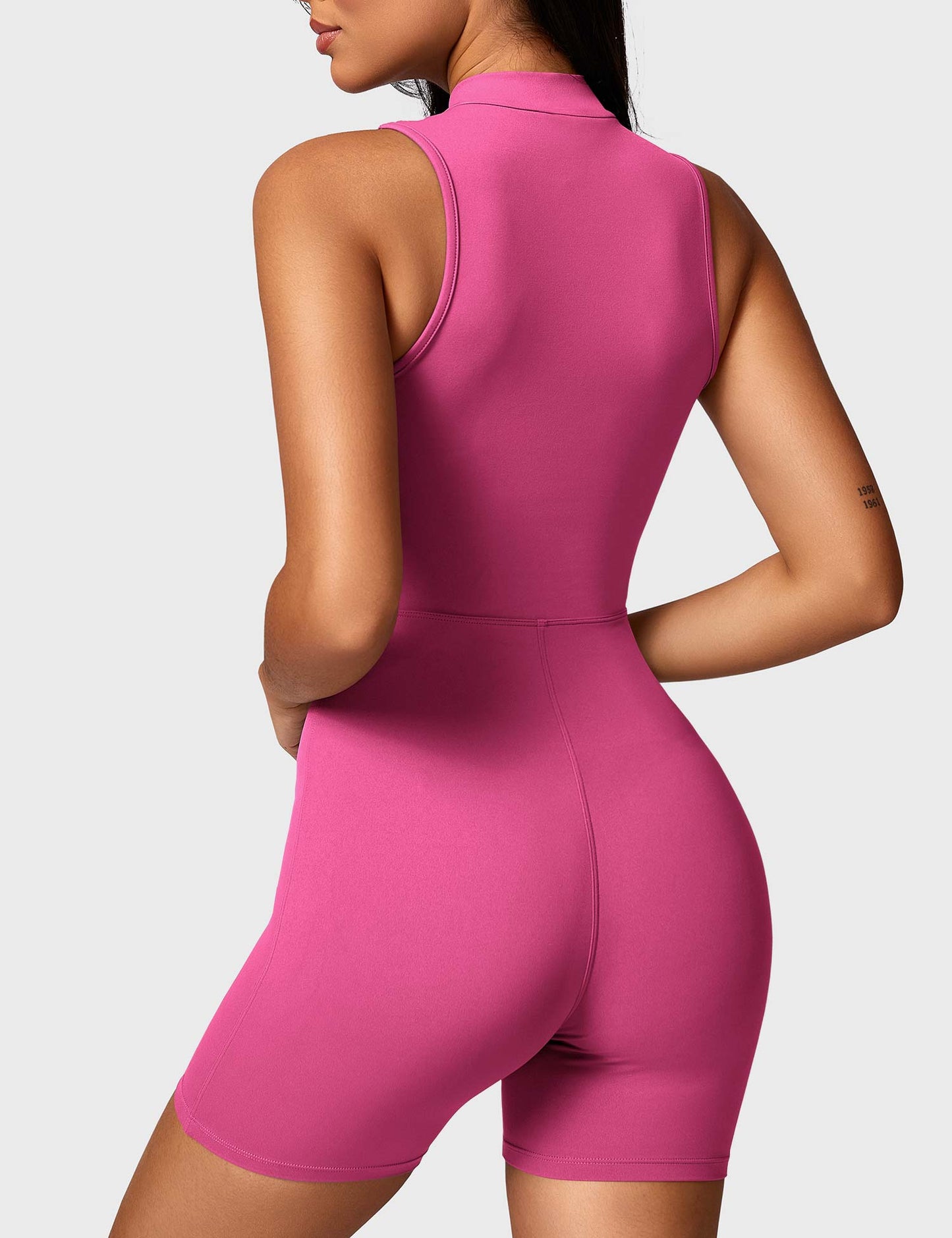 Tebeary Issa Sleeveless Zipper Romper