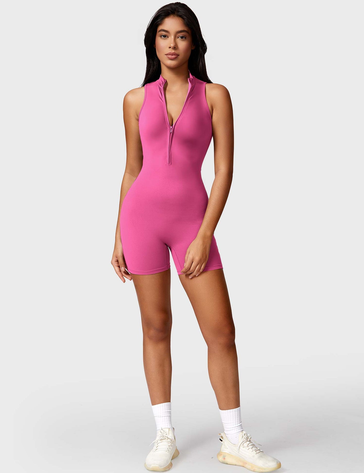 Tebeary Issa Sleeveless Zipper Romper