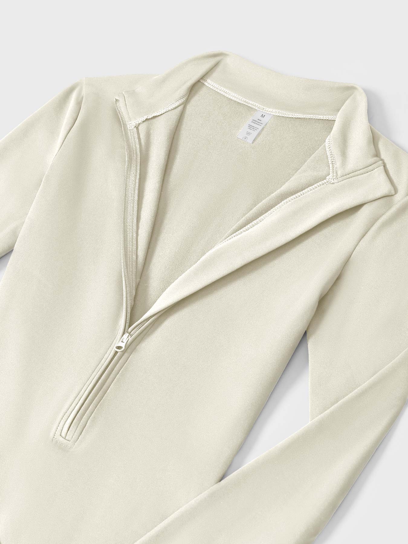 Tebeary Issa Fleece Long Sleeve Zipper Jumpsuit