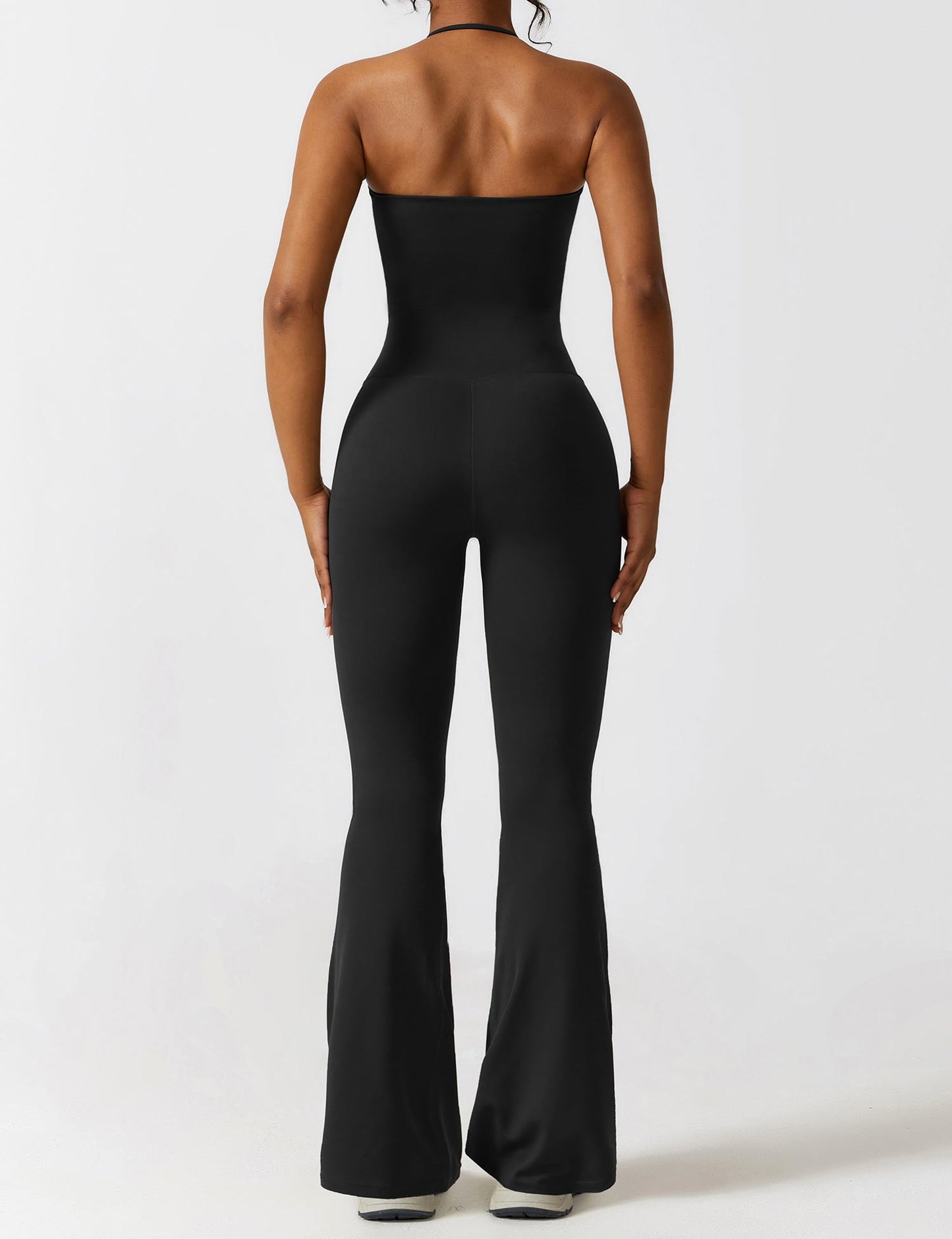 Tebeary Halter Flared Jumpsuit