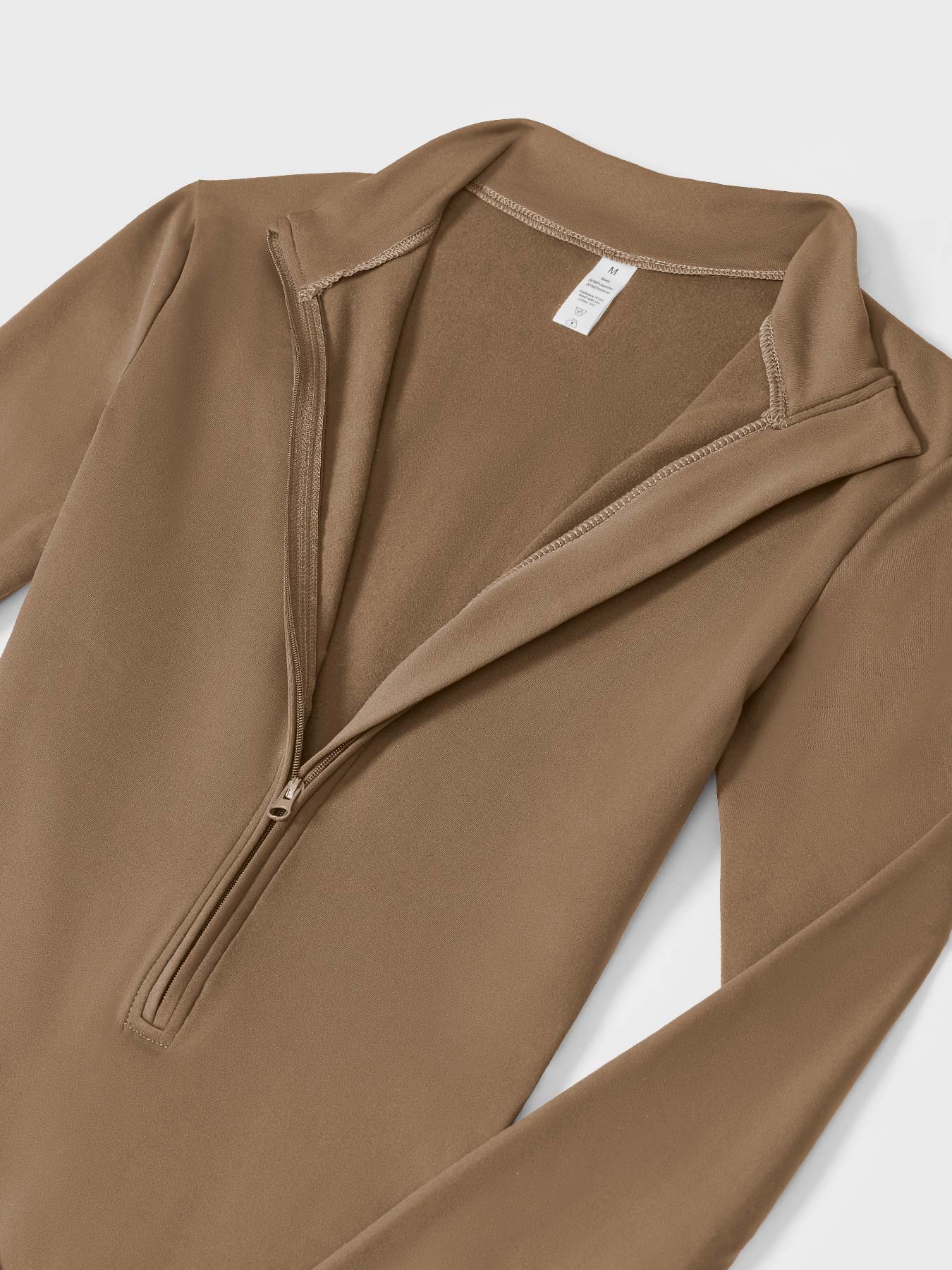 Tebeary Issa Fleece Long Sleeve Zipper Jumpsuit