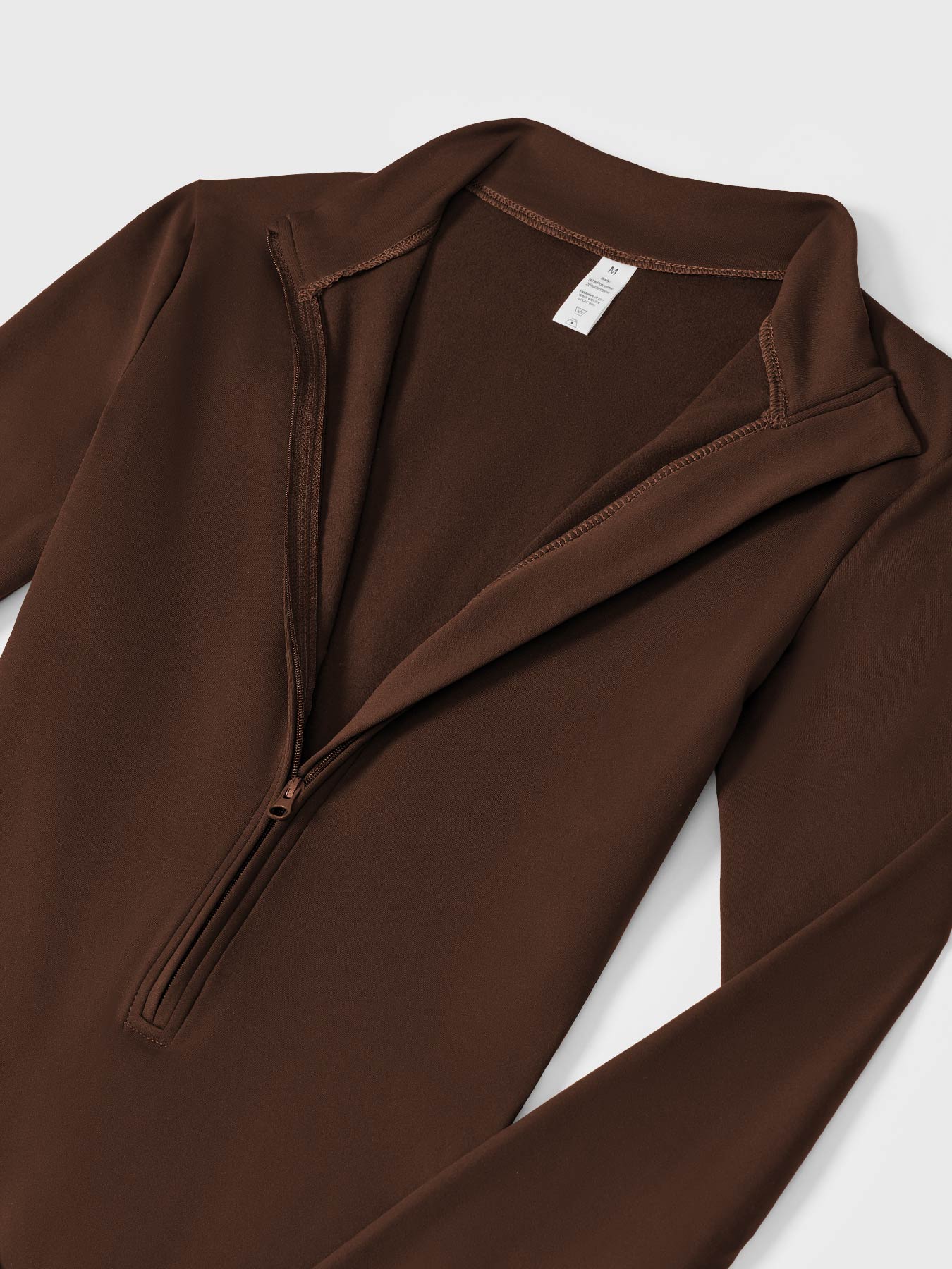 Tebeary Issa Fleece Long Sleeve Zipper Jumpsuit