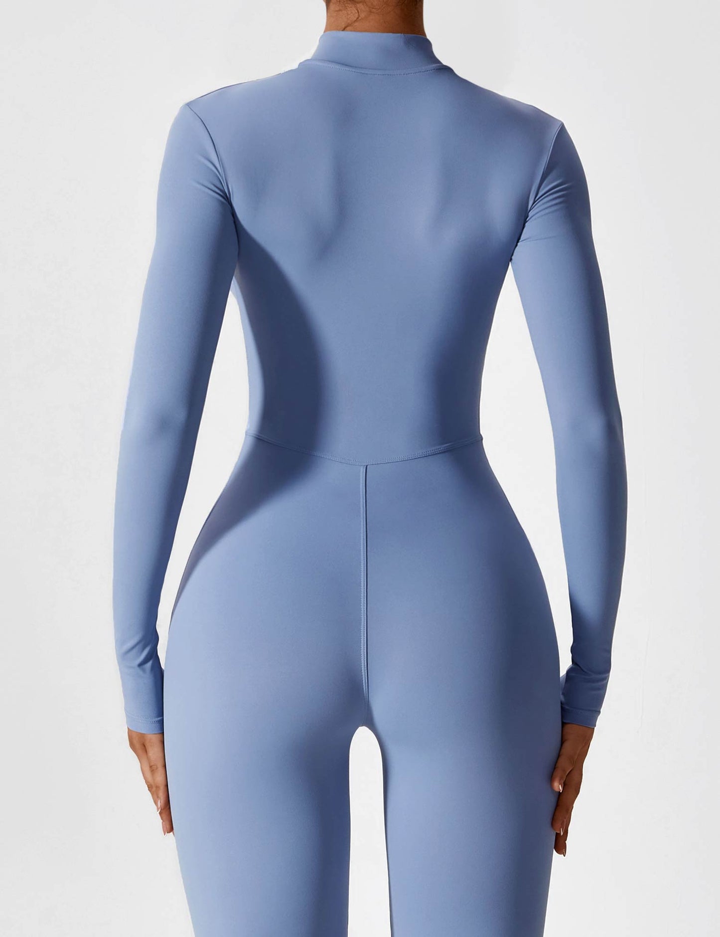 Tebeary Issa Fleece Long Sleeve Zipper Jumpsuit