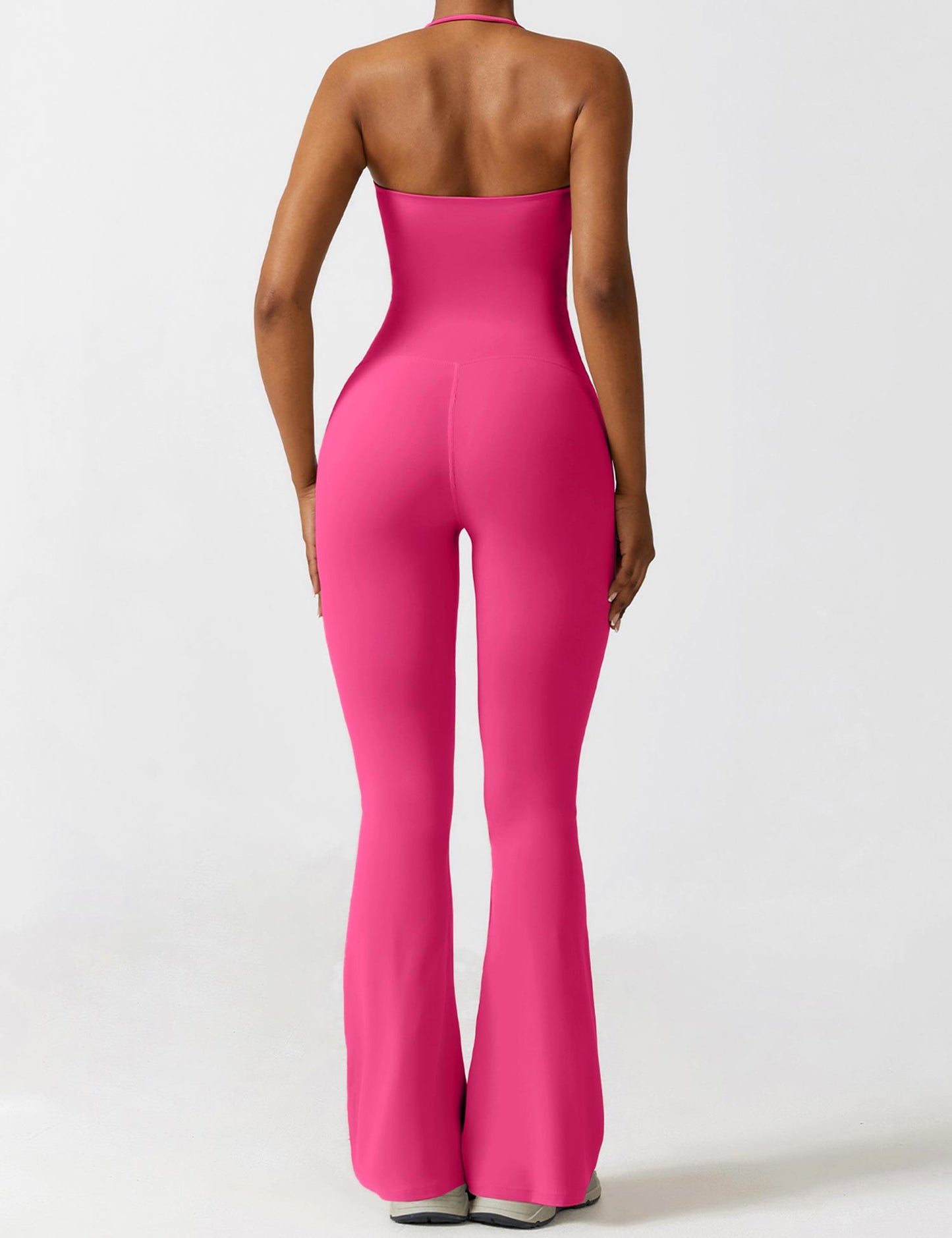Tebeary Halter Flared Jumpsuit