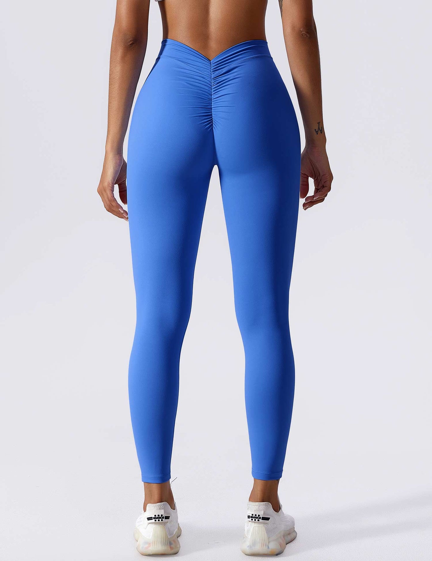Tebeary V-back Ruched Leggings