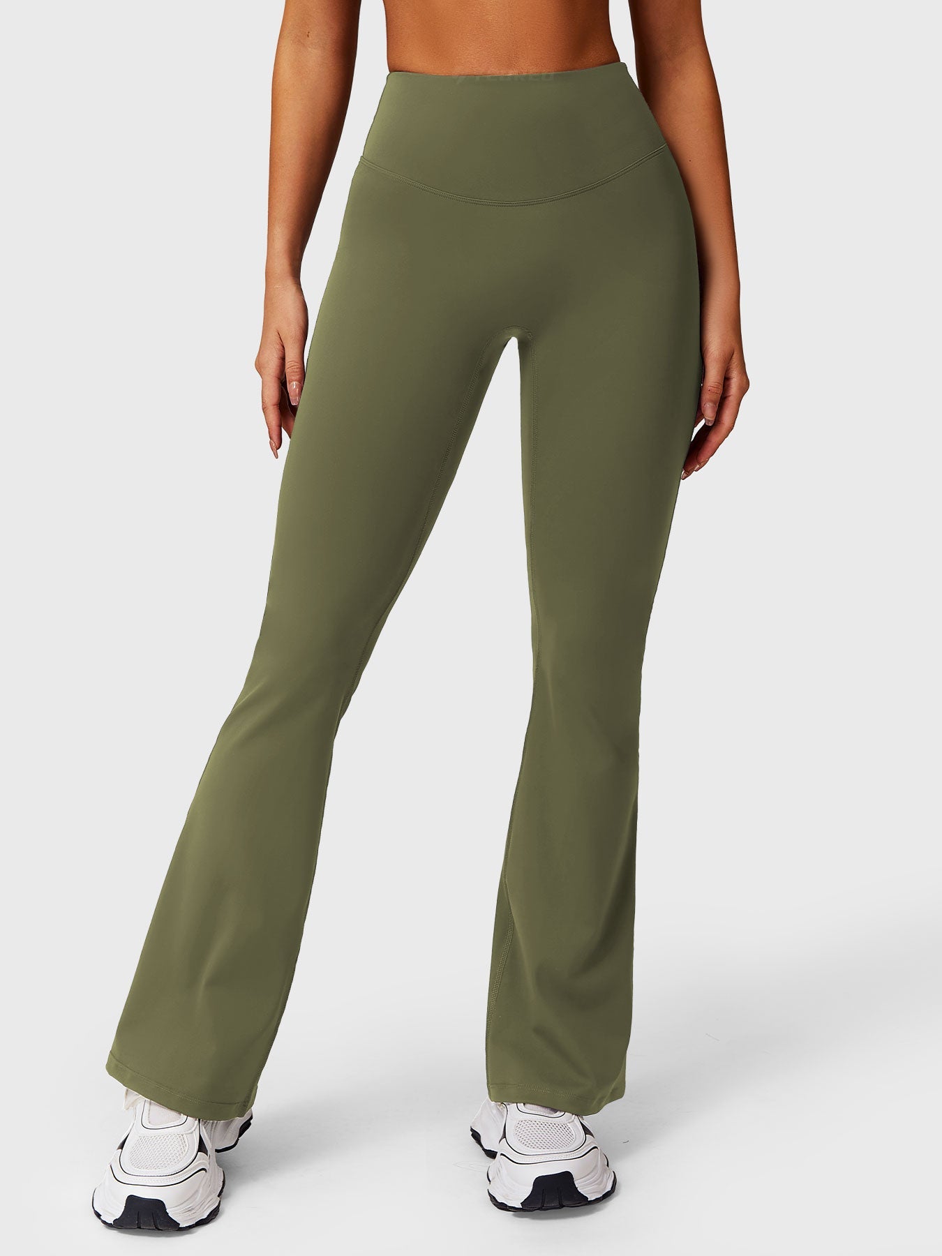 Tebeary Dosa Ruffle Pocket Flare Leggings