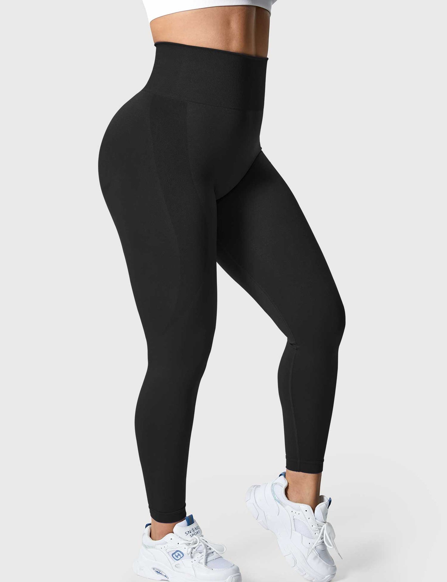 TebearySolid Smile Contour Leggings