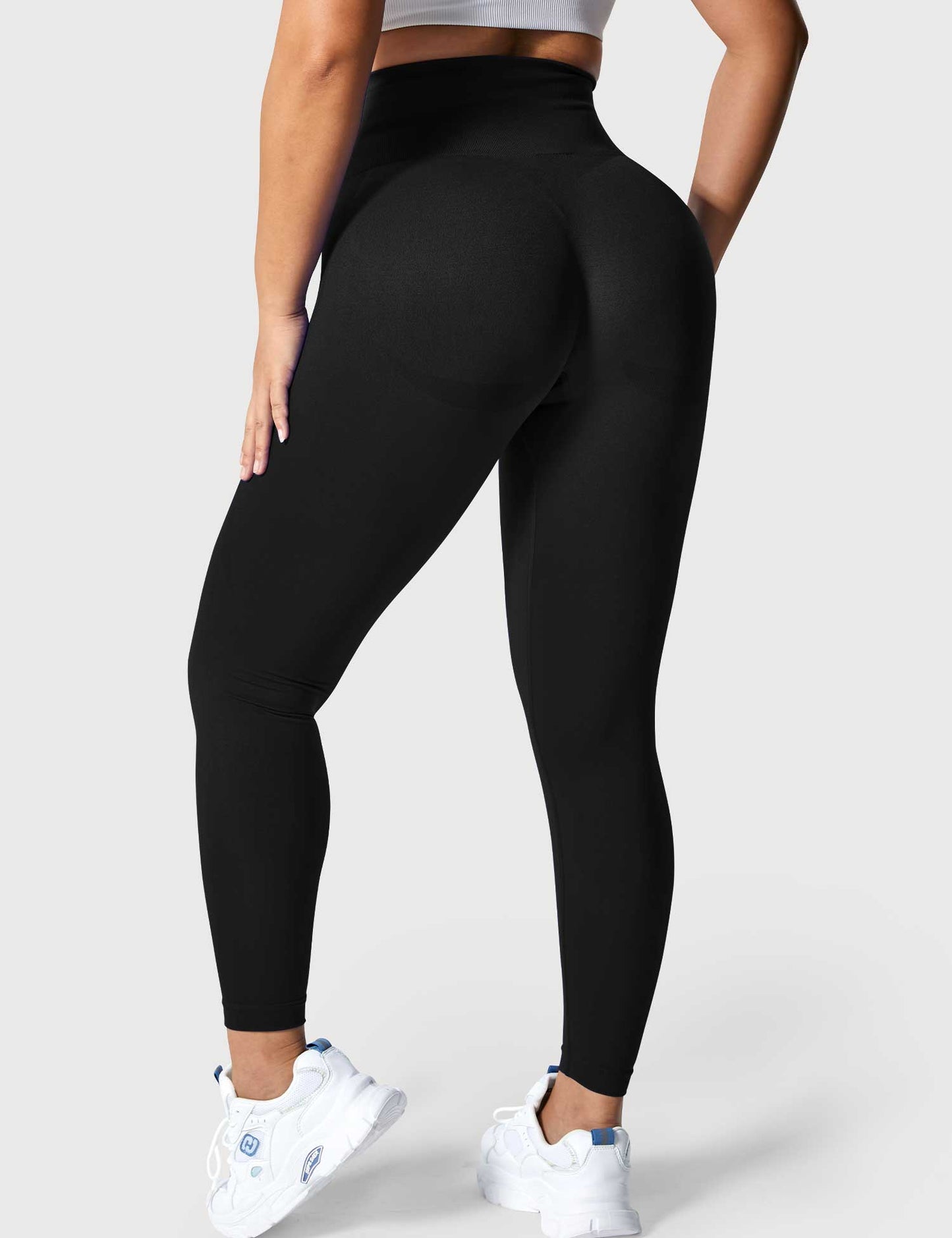TebearySolid Smile Contour Leggings