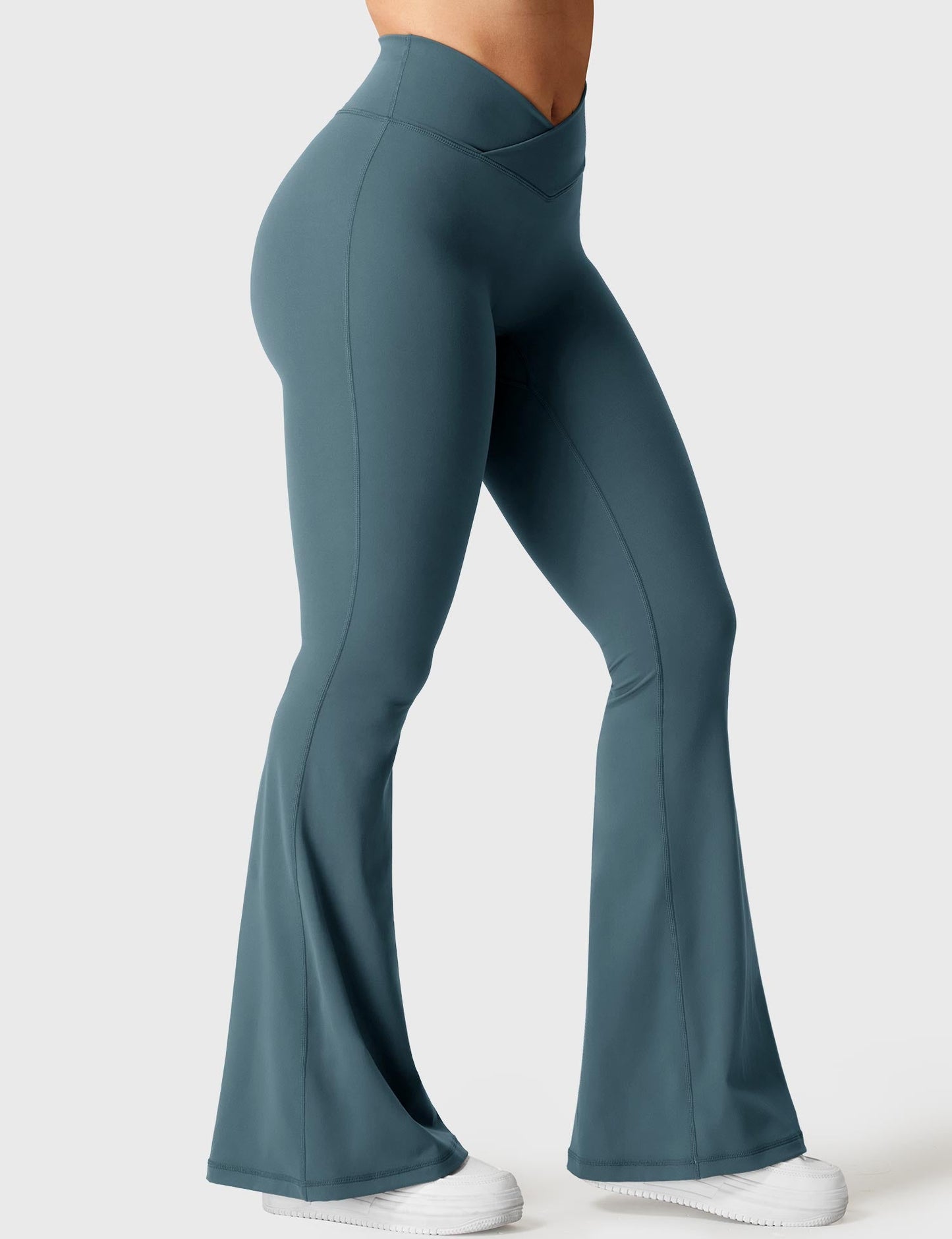 Tebeary V-waistband Caci Flare Leggings