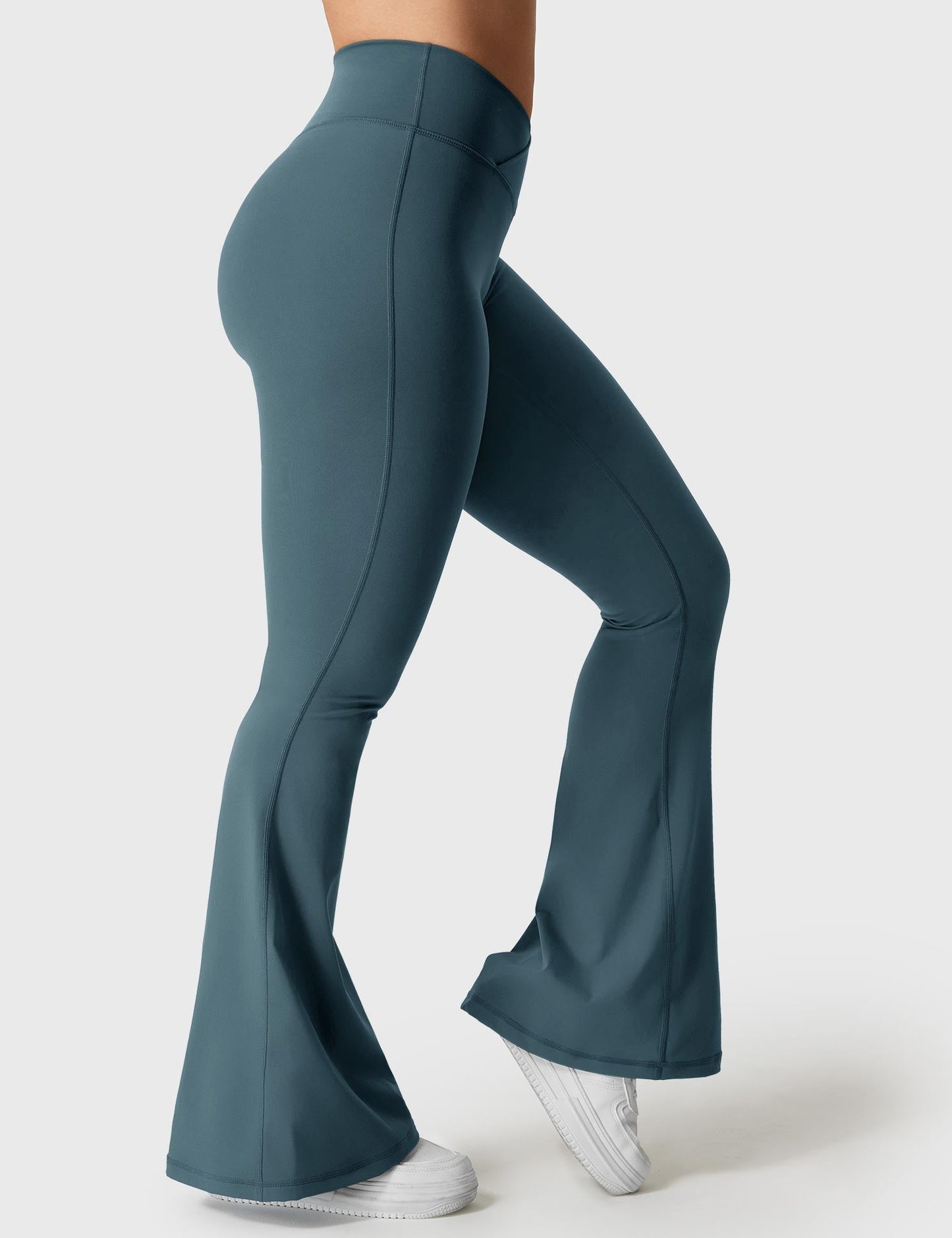 Tebeary V-waistband Caci Flare Leggings