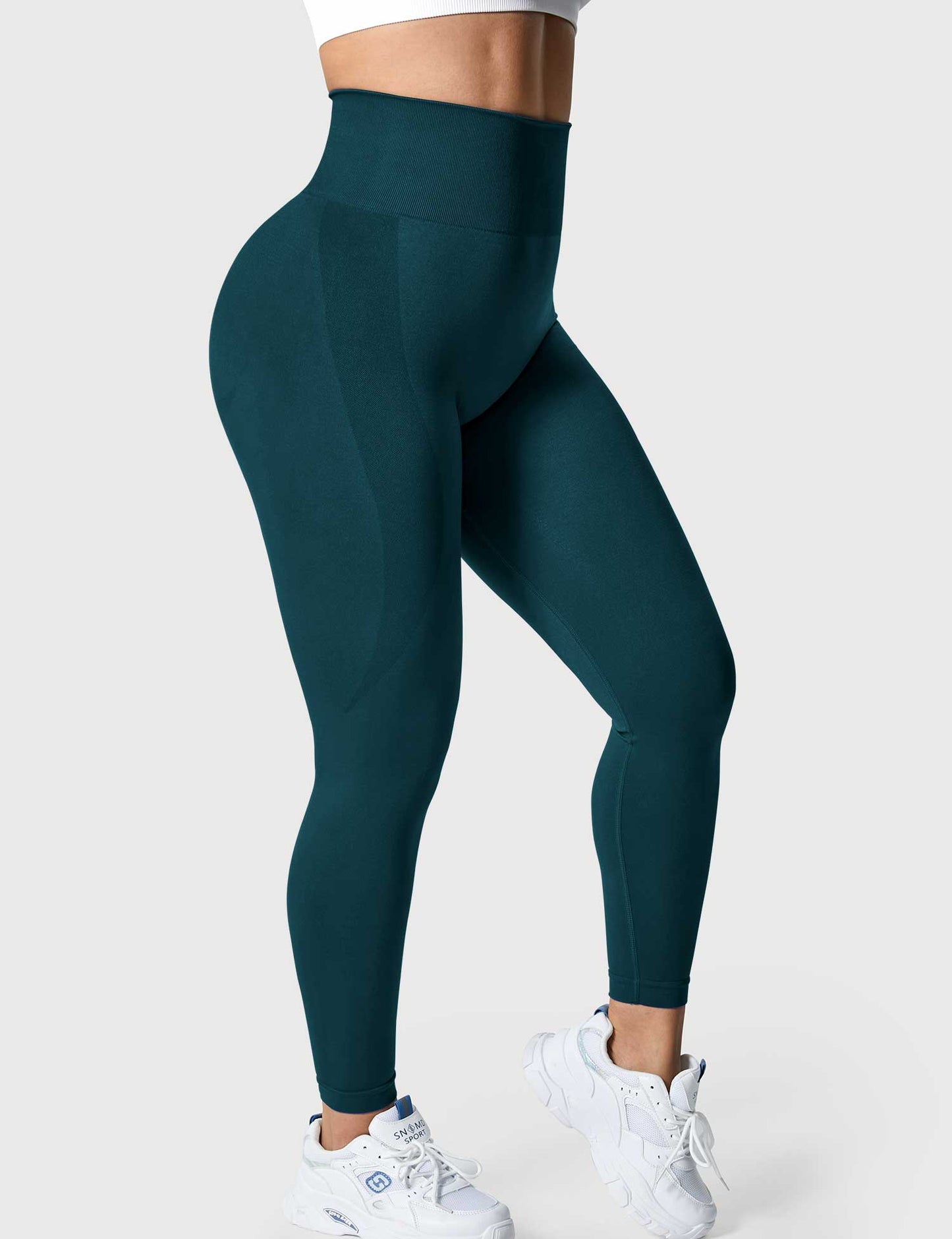 TebearySolid Smile Contour Leggings