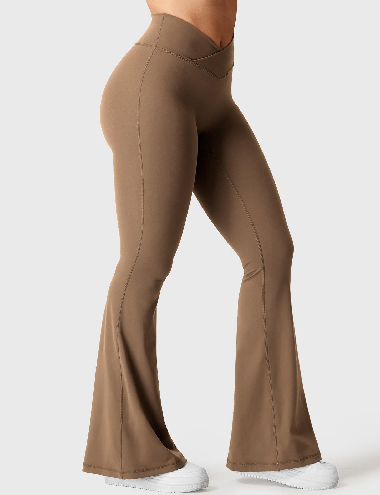 Tebeary V-waistband Caci Flare Leggings