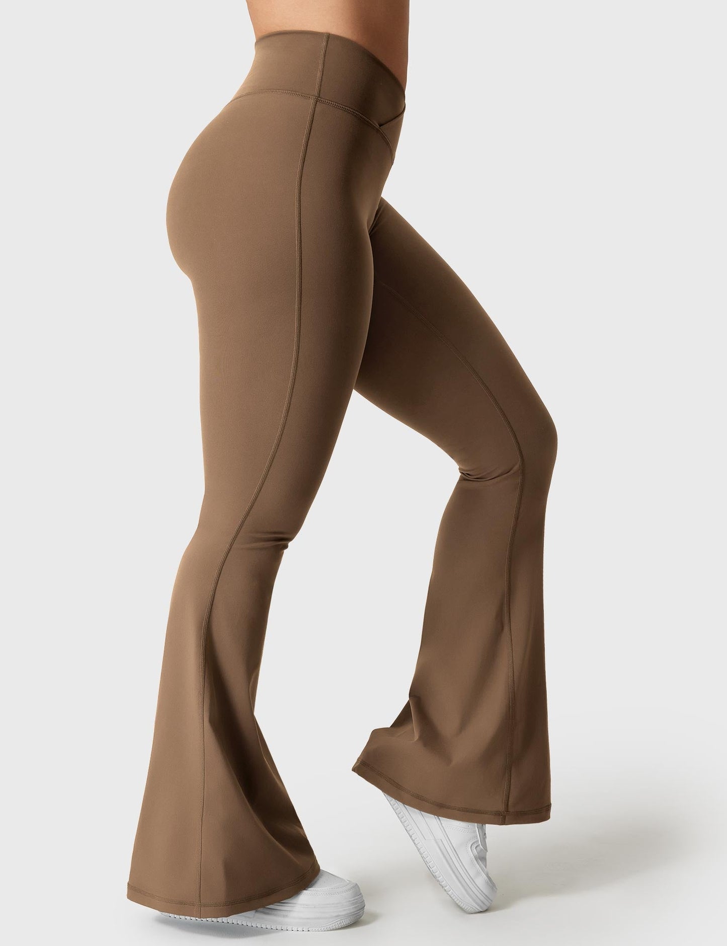 Tebeary V-waistband Caci Flare Leggings