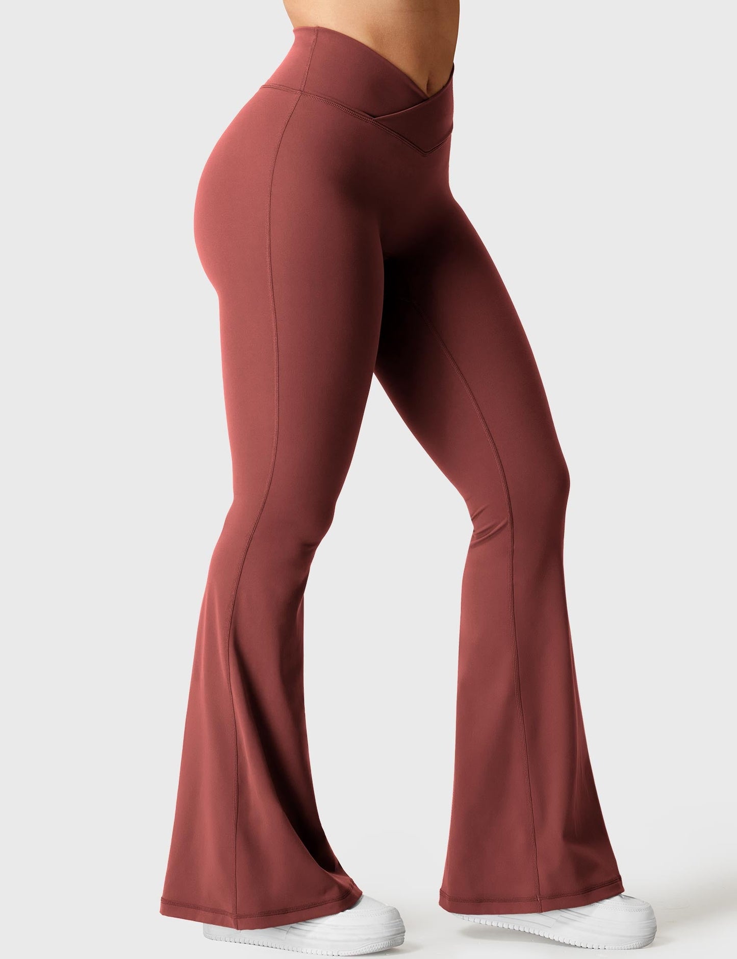 Tebeary V-waistband Caci Flare Leggings