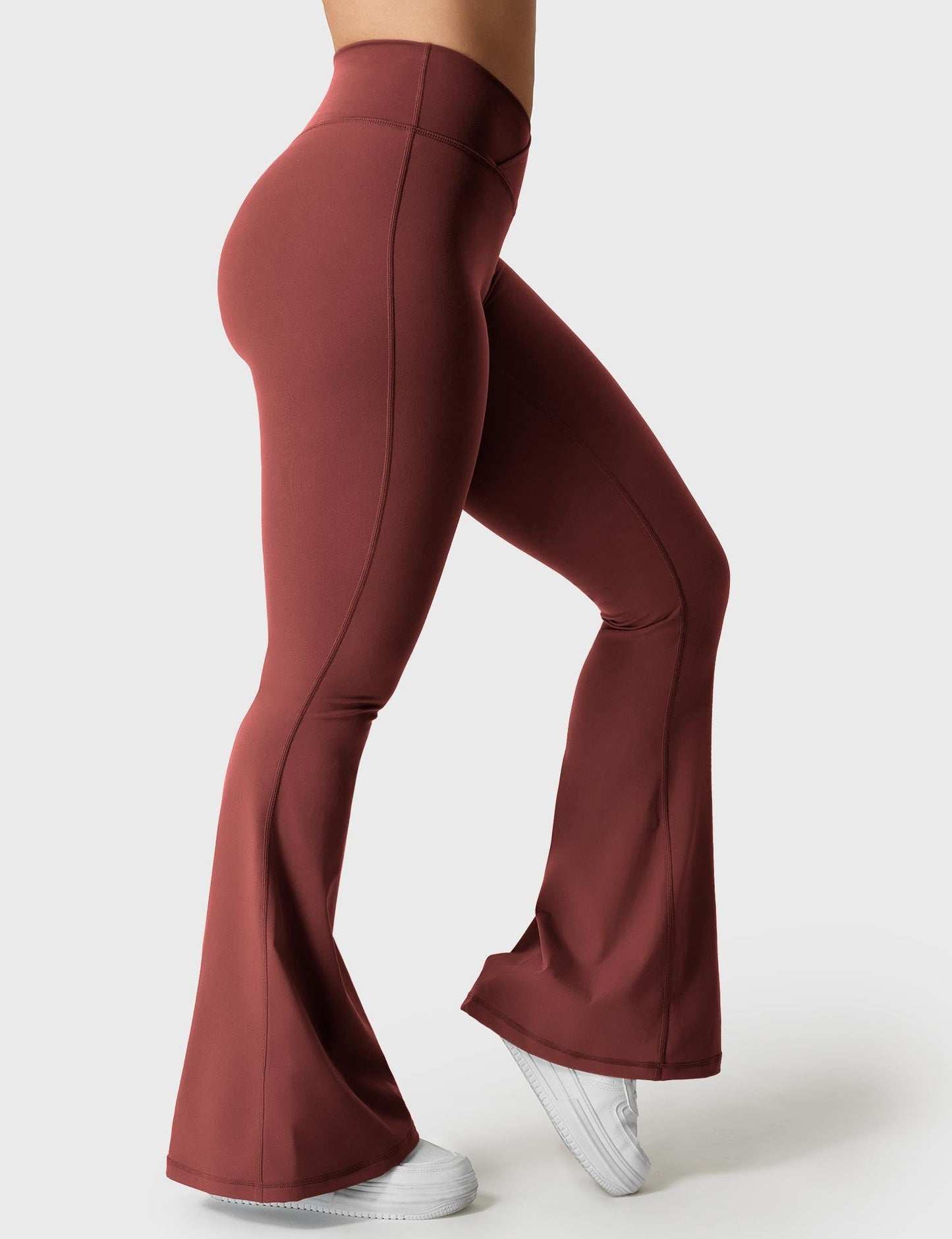 Tebeary V-waistband Caci Flare Leggings
