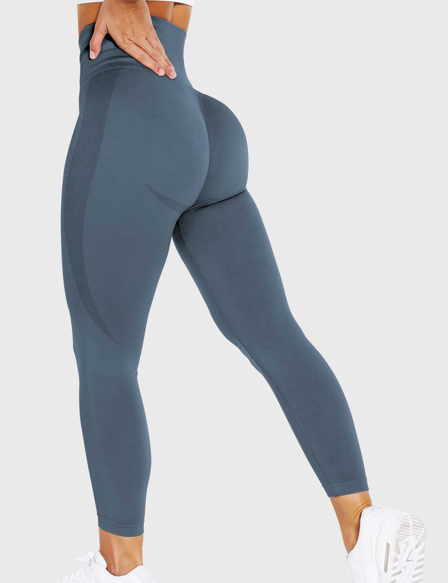 TebearySolid Smile Contour Leggings