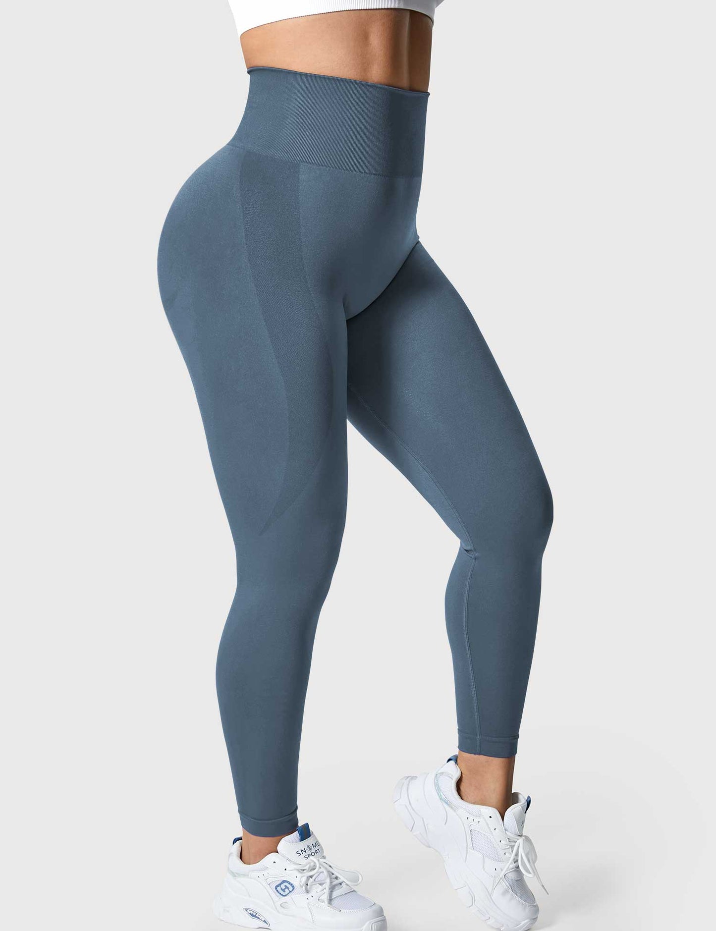 TebearySolid Smile Contour Leggings