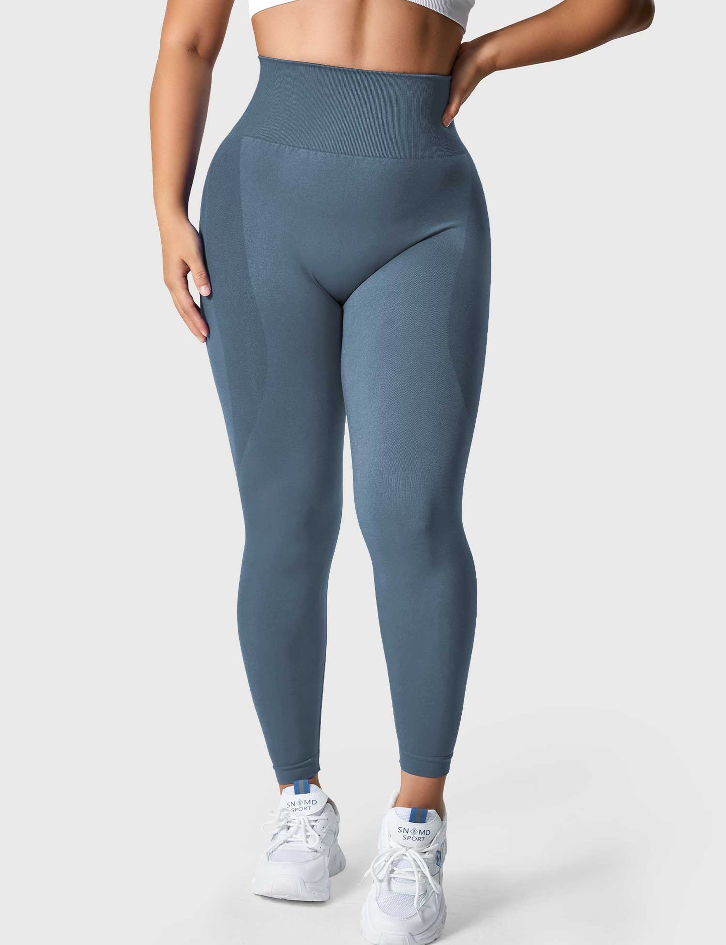 TebearySolid Smile Contour Leggings