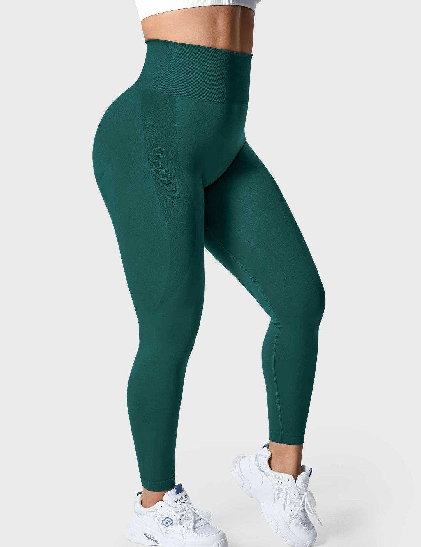 TebearySolid Smile Contour Leggings