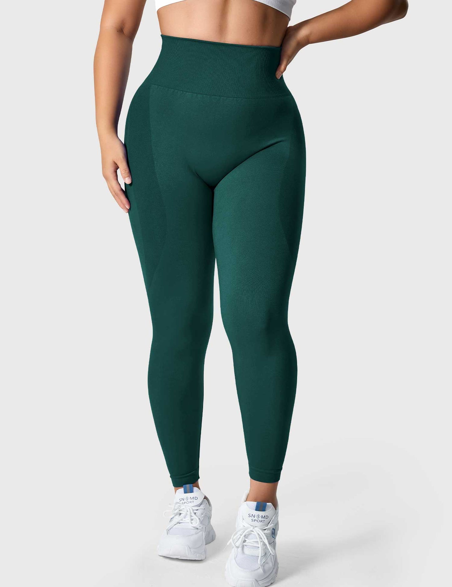 TebearySolid Smile Contour Leggings