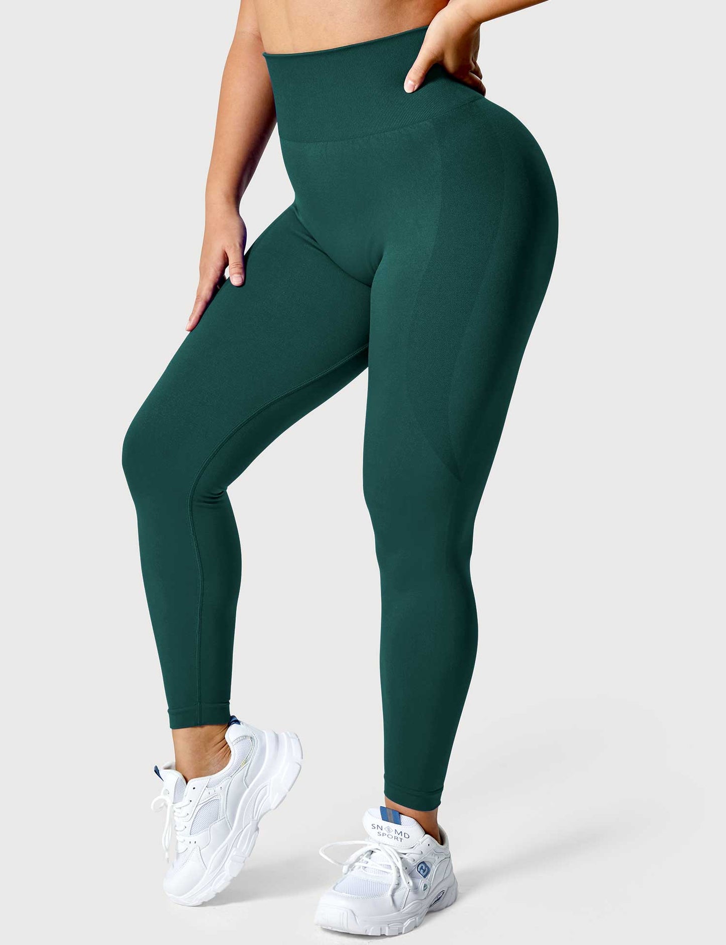 TebearySolid Smile Contour Leggings