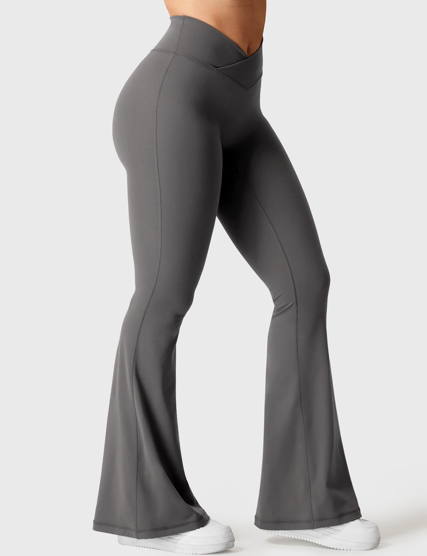 Tebeary V-waistband Caci Flare Leggings