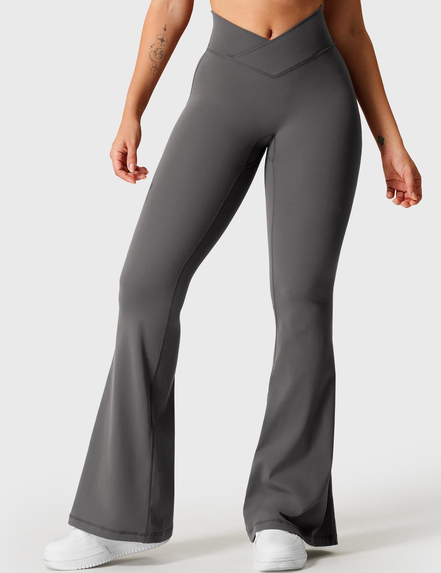 Tebeary V-waistband Caci Flare Leggings