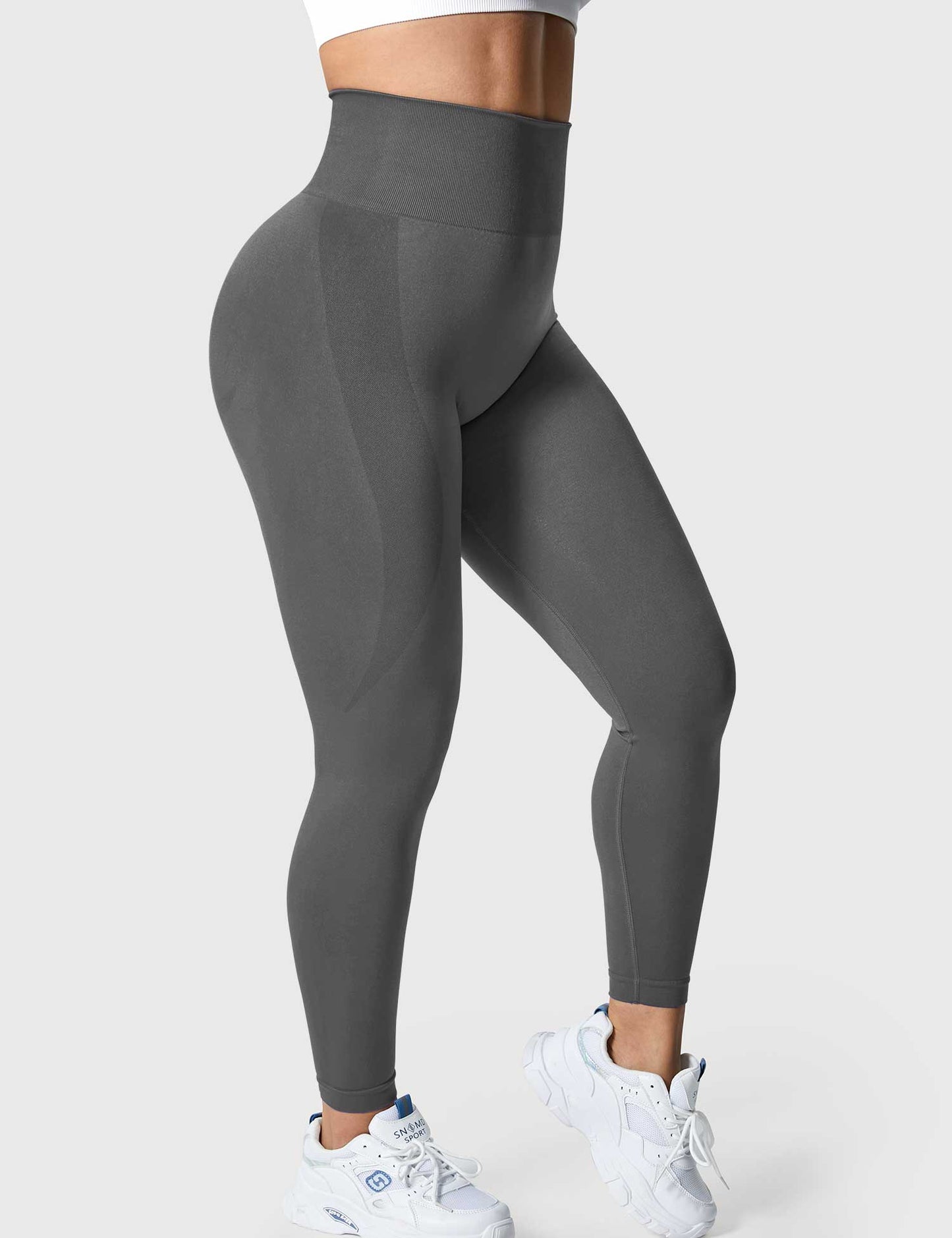 TebearySolid Smile Contour Leggings