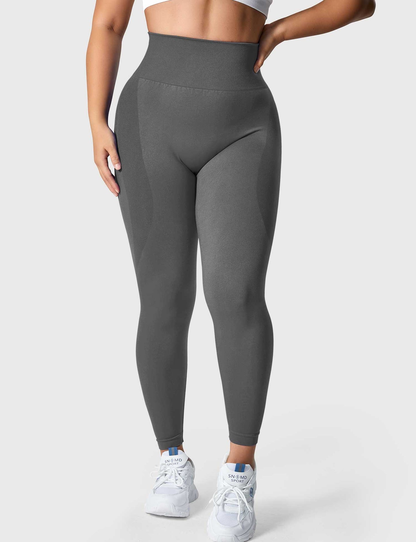 TebearySolid Smile Contour Leggings