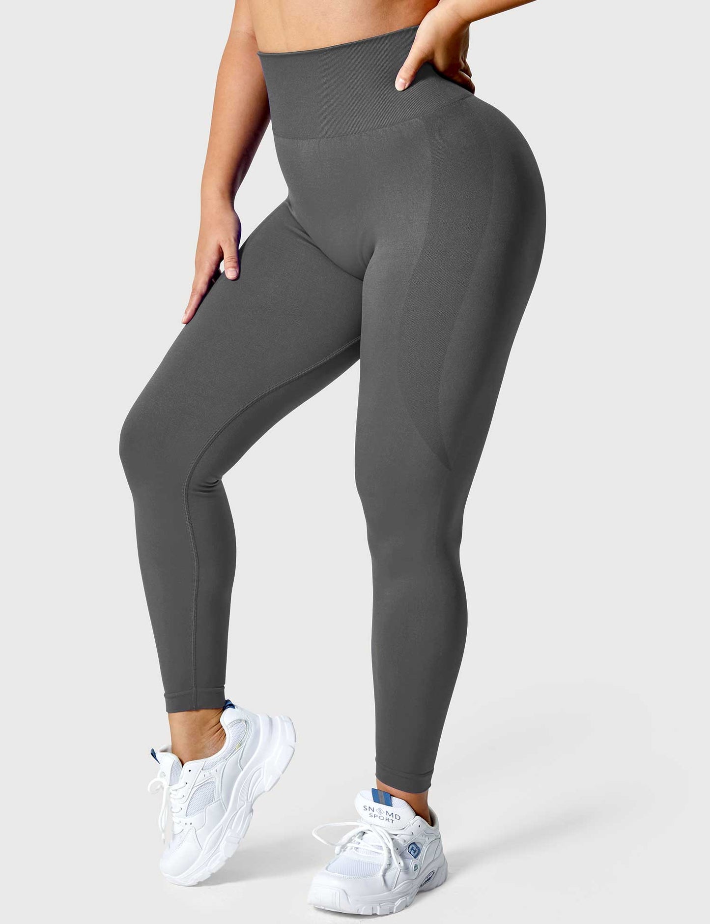 TebearySolid Smile Contour Leggings
