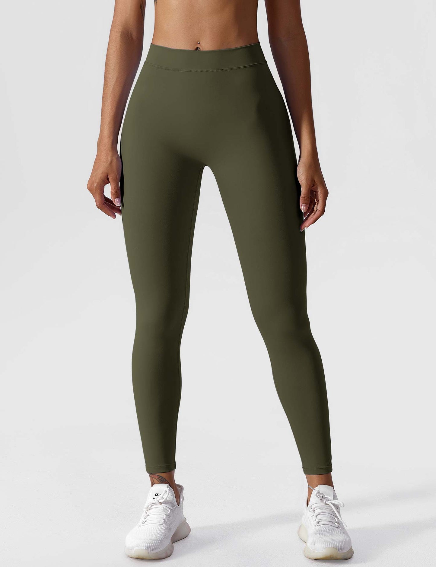 Tebeary V-back Ruched Leggings