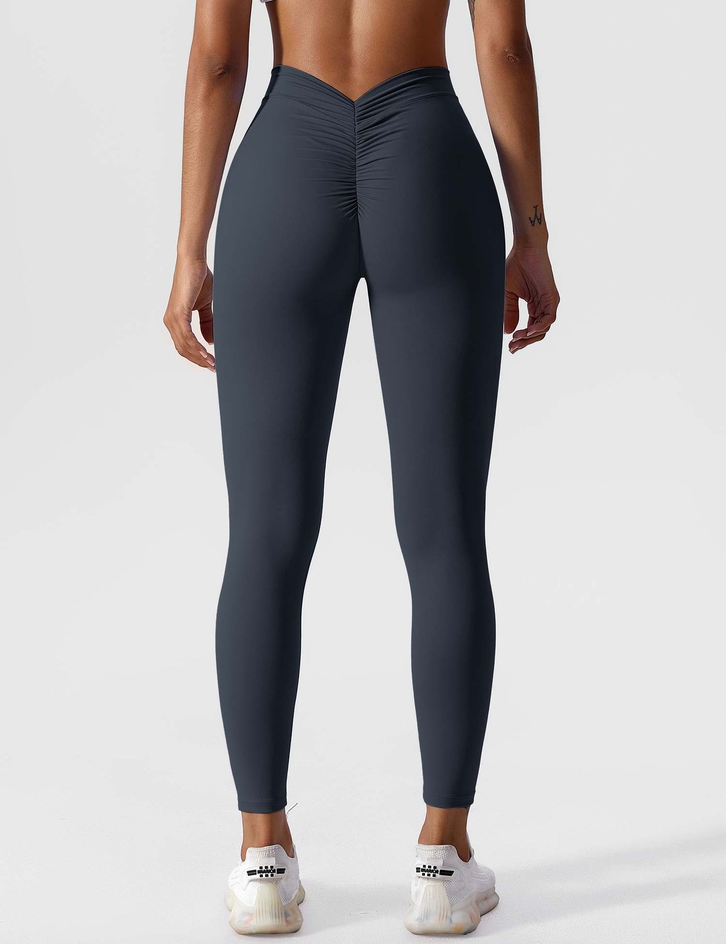 Tebeary V-back Ruched Leggings