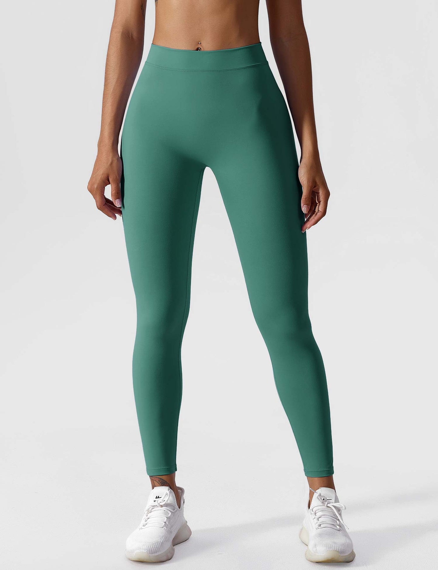 Tebeary V-back Ruched Leggings