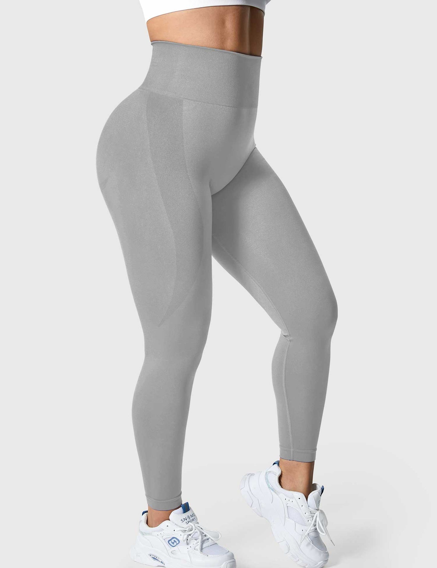 TebearySolid Smile Contour Leggings