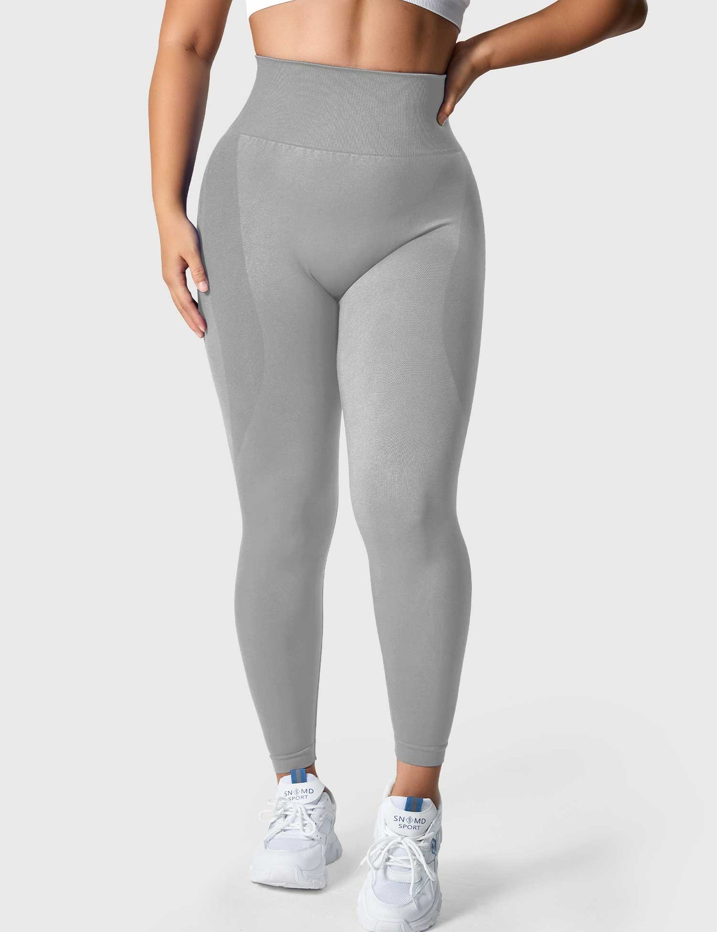 TebearySolid Smile Contour Leggings