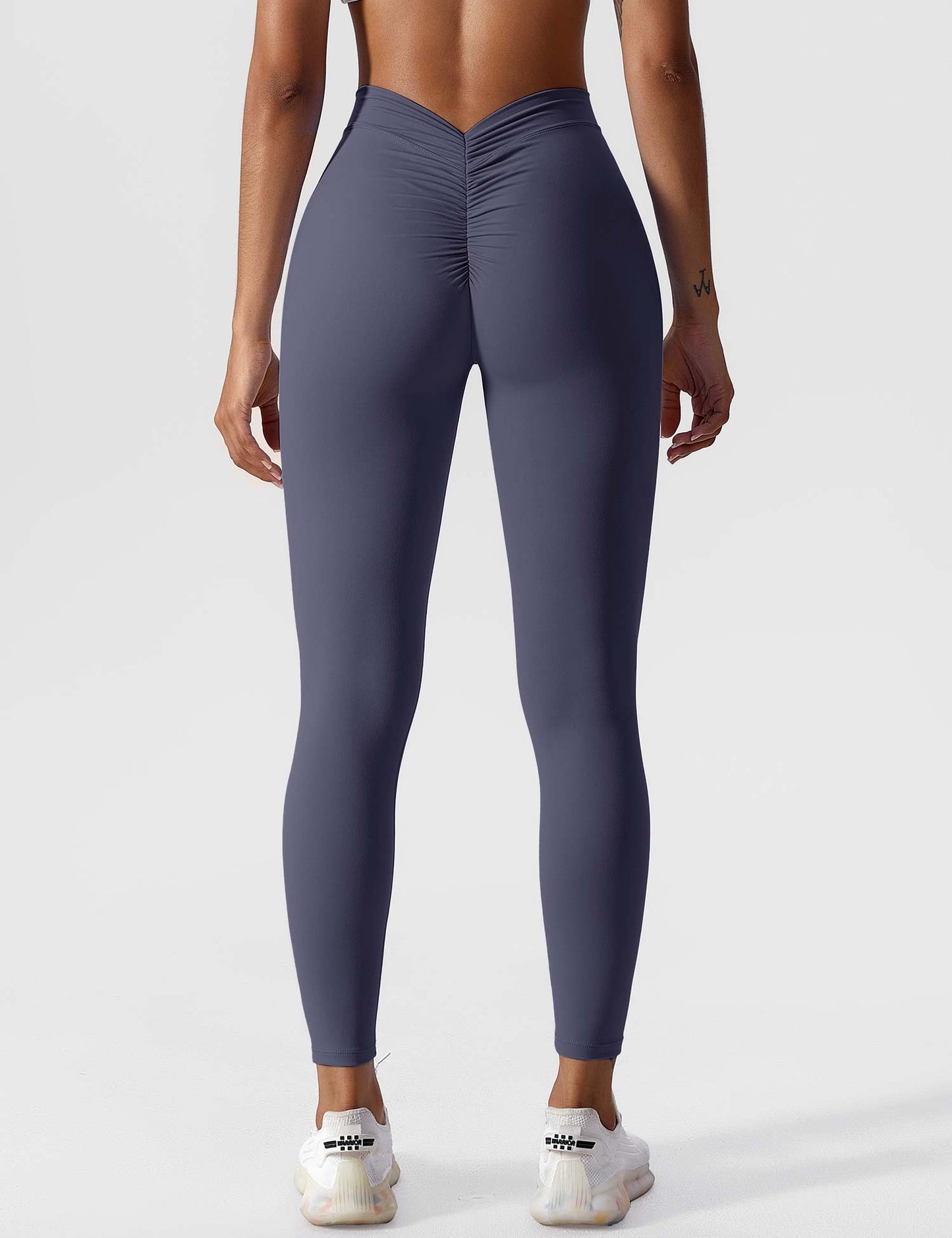 Tebeary V-back Ruched Leggings