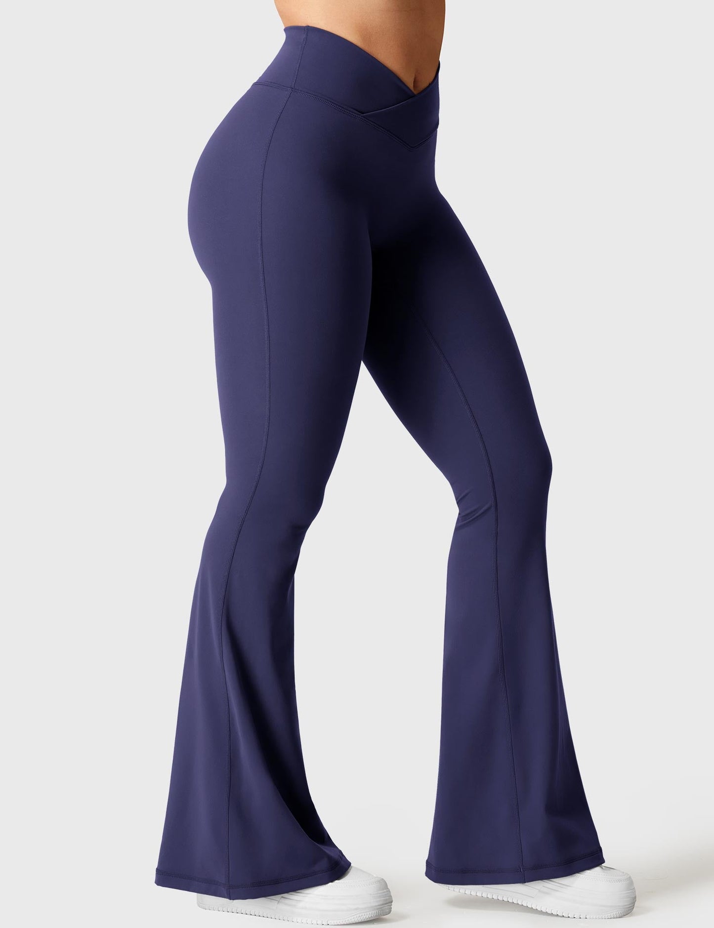 Tebeary V-waistband Caci Flare Leggings