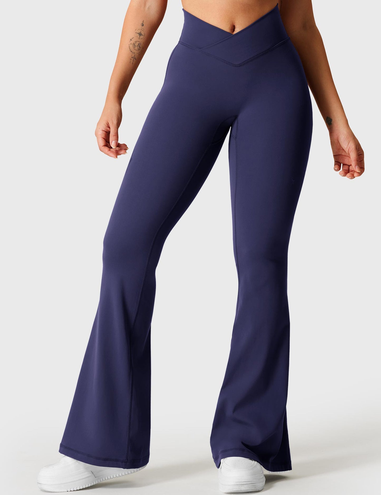 Tebeary V-waistband Caci Flare Leggings